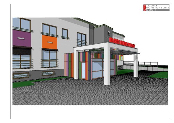 Projekt elewacji ODK