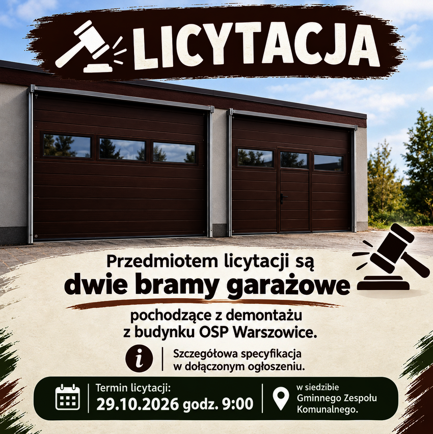 Powiększ: dwie bramy garażowe