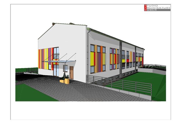 projekt elewacji ODK